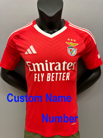 2024 /25 Benfica jersey for men, Name and number can be customized, Benfica home away third jersey, 10-15 Days to your destinatio