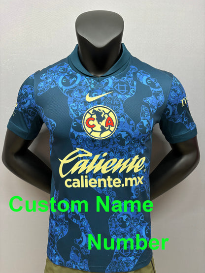 2024 /25 Club America men's jersey with customizable name and number, Club America home away third jersey 10-15 days to destination.