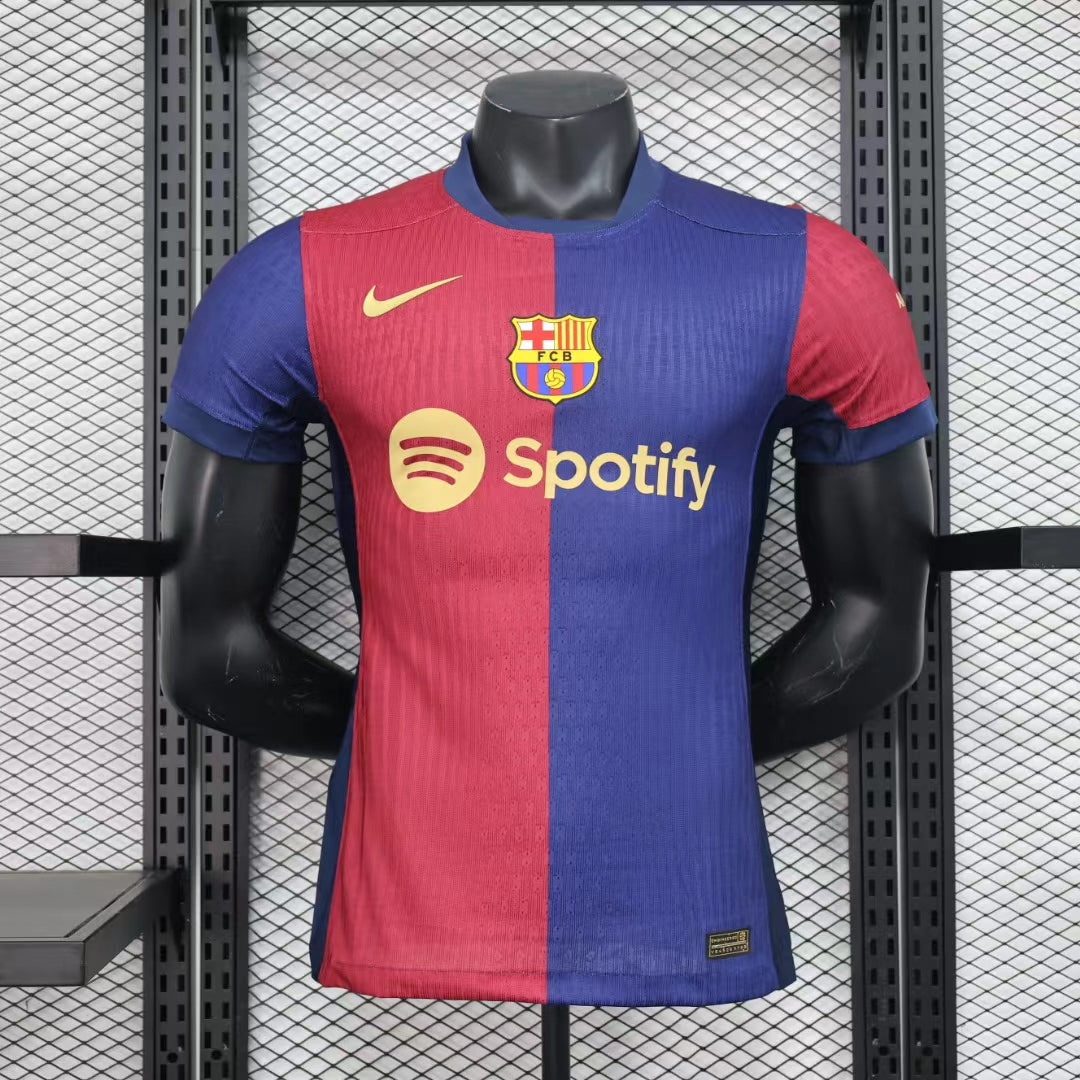 2024-25 Barcelona FC Home Shirt for Mens, Name Number Customised  Barcelona Football Jerseys forAdults, Player Version