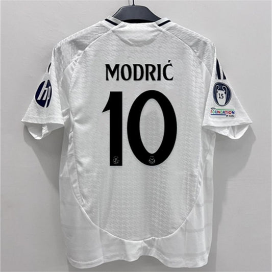 2024/25 Real Madrid Home Shirts MODRIC#10 for Men, Real Madrid MODRIC Jerseys Name and Number customizable, 10-20 Days to Delivery in Your Address