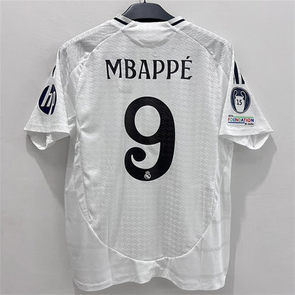 2024/25 Real Madrid Home Shirts MBAPPE#9 for Men, Real Madrid MBAPPE Jerseys Name and Number customizable, 10-20 Days to Delivery in Your Address