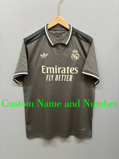 2024/25 Real Madrid Shirts for Mens, Real Madrid Jerseys Name Number Customised, 10-15 Days to Delivery in Your Address