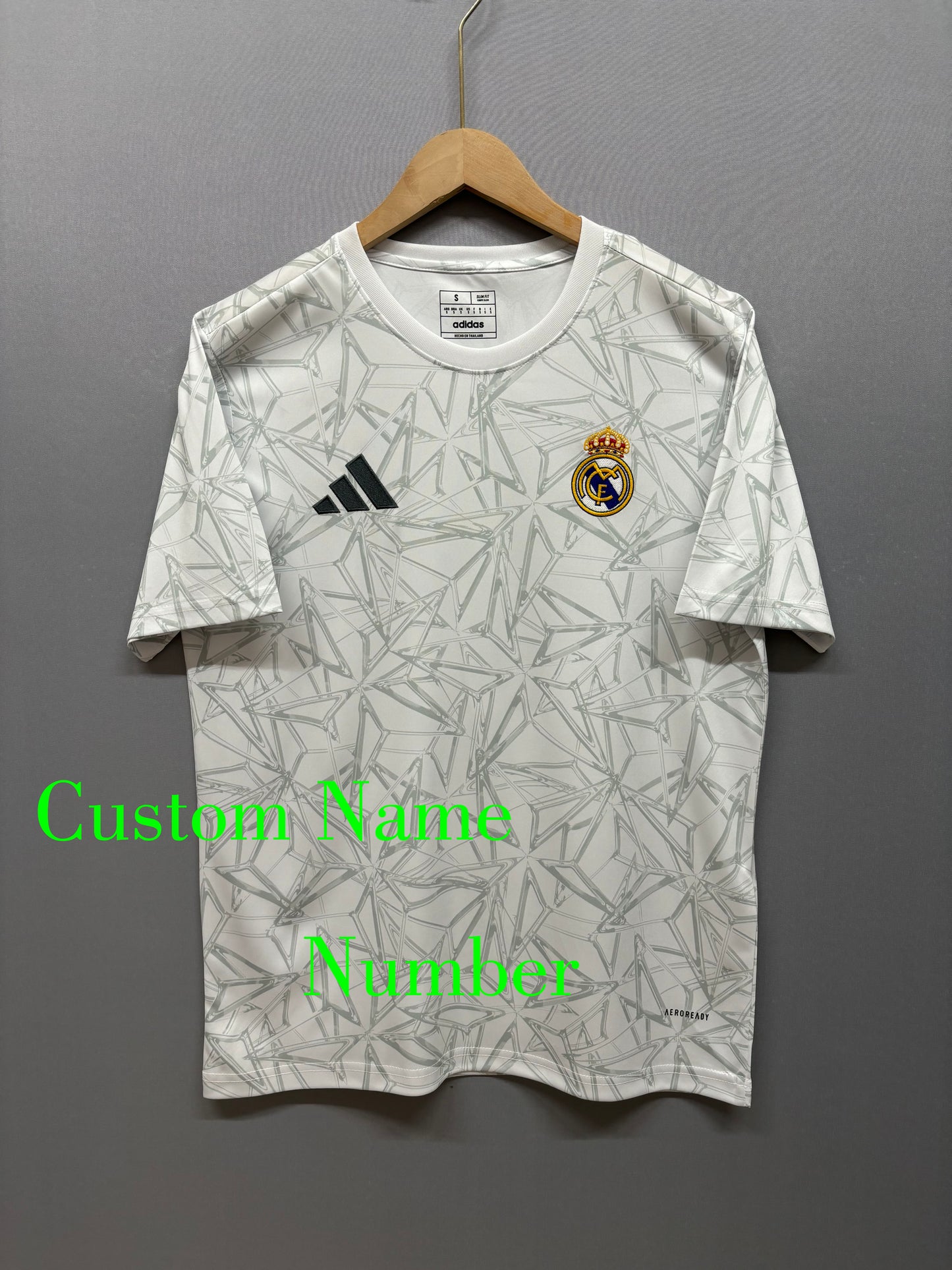 2024/25 Real Madrid Shirts for Mens, Real Madrid Jerseys Name Number Customised, 10-15 Days to Delivery in Your Address