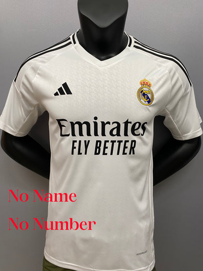 2024/25 Real Madrid Shirts for Mens, Real Madrid Jerseys Name Number Customised, 10-15 Days to Delivery in Your Address