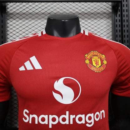 2024/25 Manchester United Home Shirt for Men, Manchester United Jerseys Name and Number customizable, 10-20 Days to Delivery in Your Address