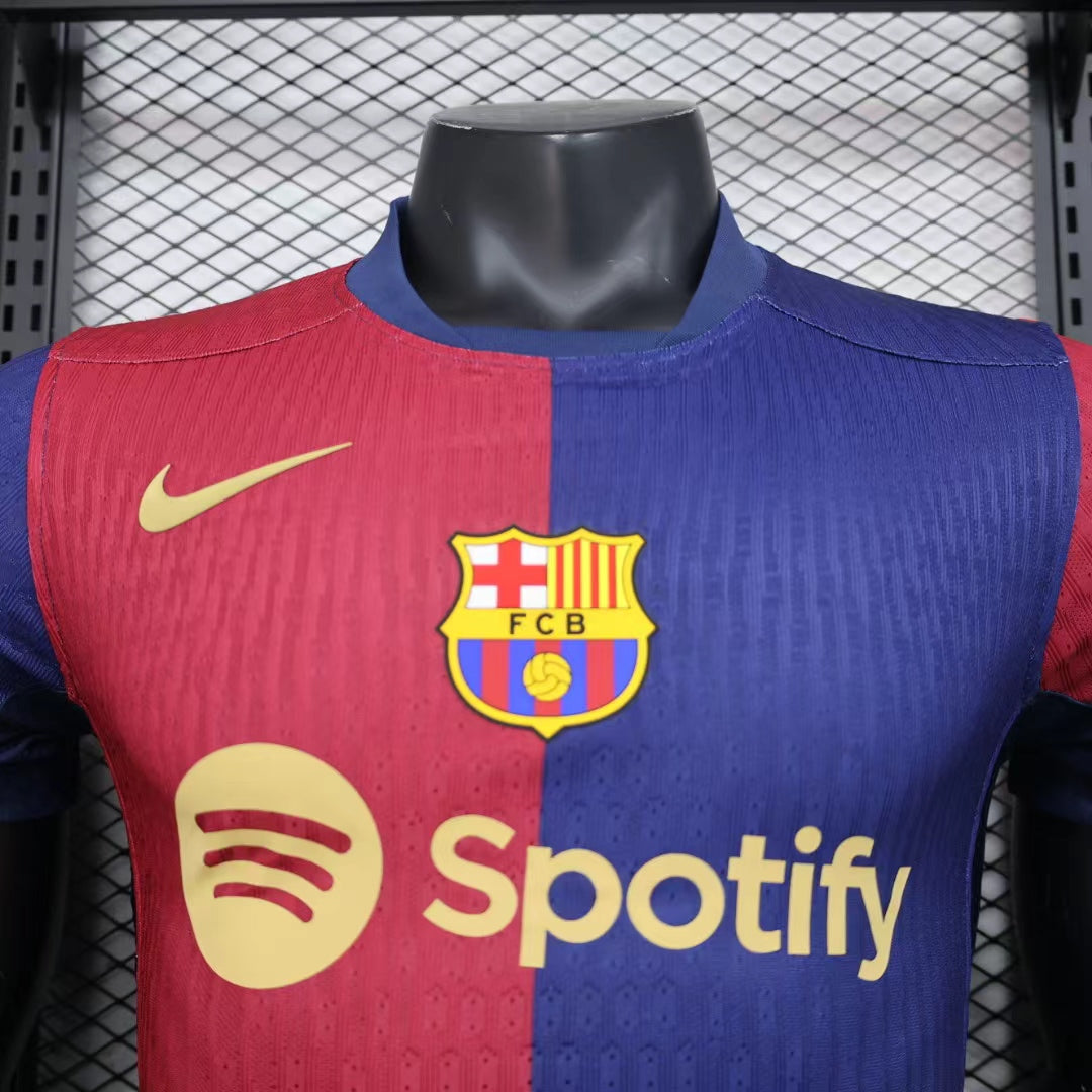 2024-25 Barcelona FC Home Shirt for Mens, Name Number Customised  Barcelona Football Jerseys forAdults, Player Version