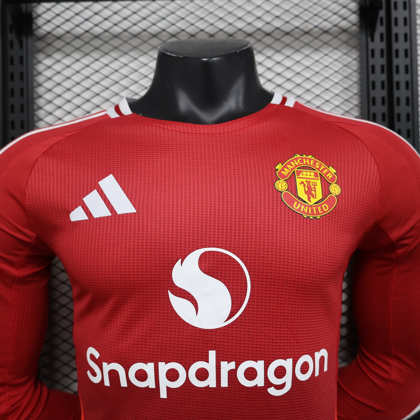 2024/25 Manchester United Home Long Sleeve Shirt for Men, Manchester United Jerseys Name and Number customizable, 10-20 Days to Delivery in Your Address