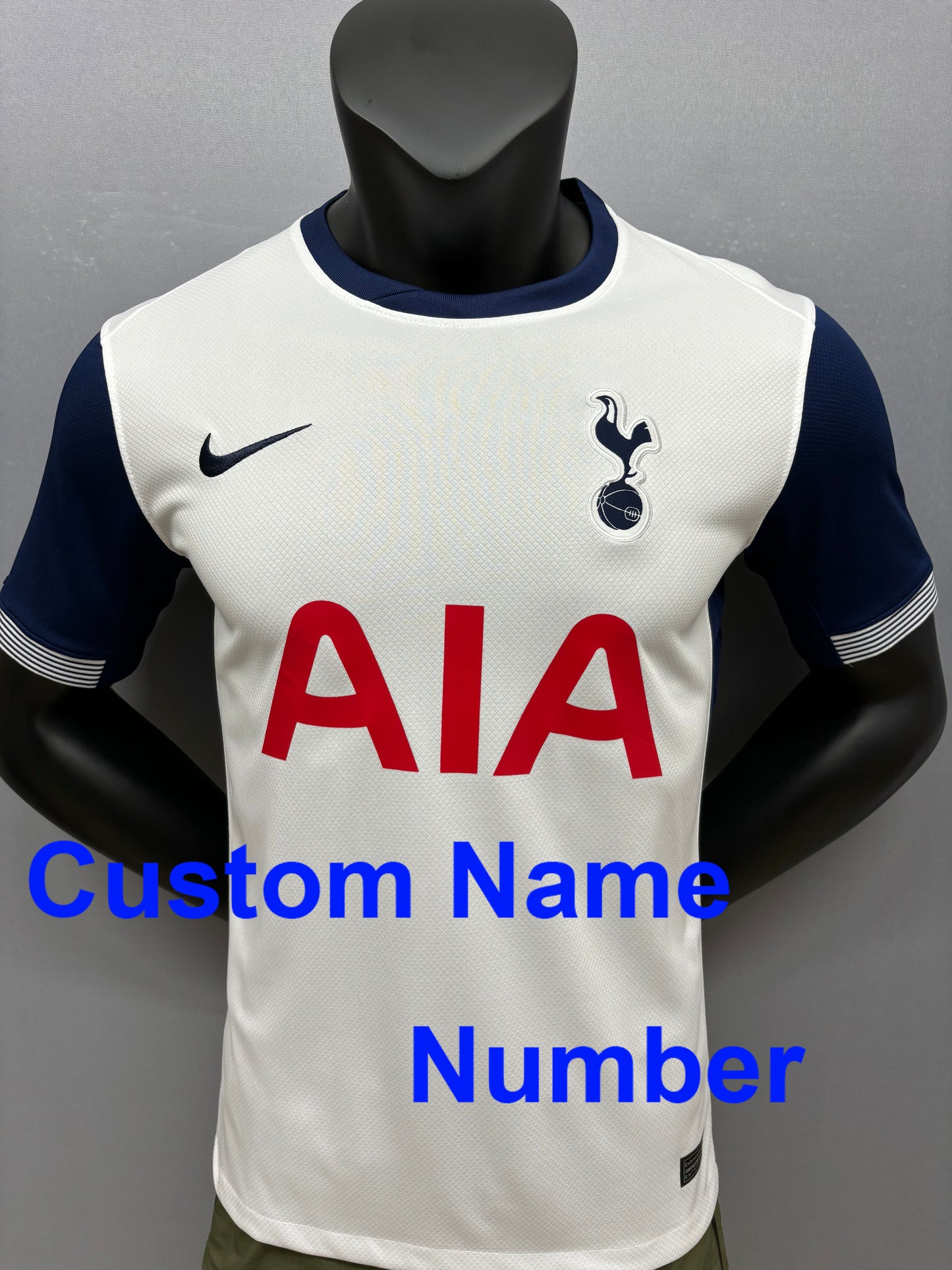 2024 /25 Tottenham Hotspur FC men's jersey with customizable name and number, Tottenham Hotspur FC home away third jersey, 10-15 Days to destination.