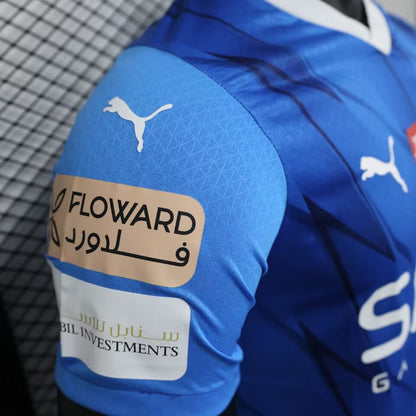 2024-25 Al-Hilal Home Shirt for Men, Name and Number Customize Football Jersey, Player Version