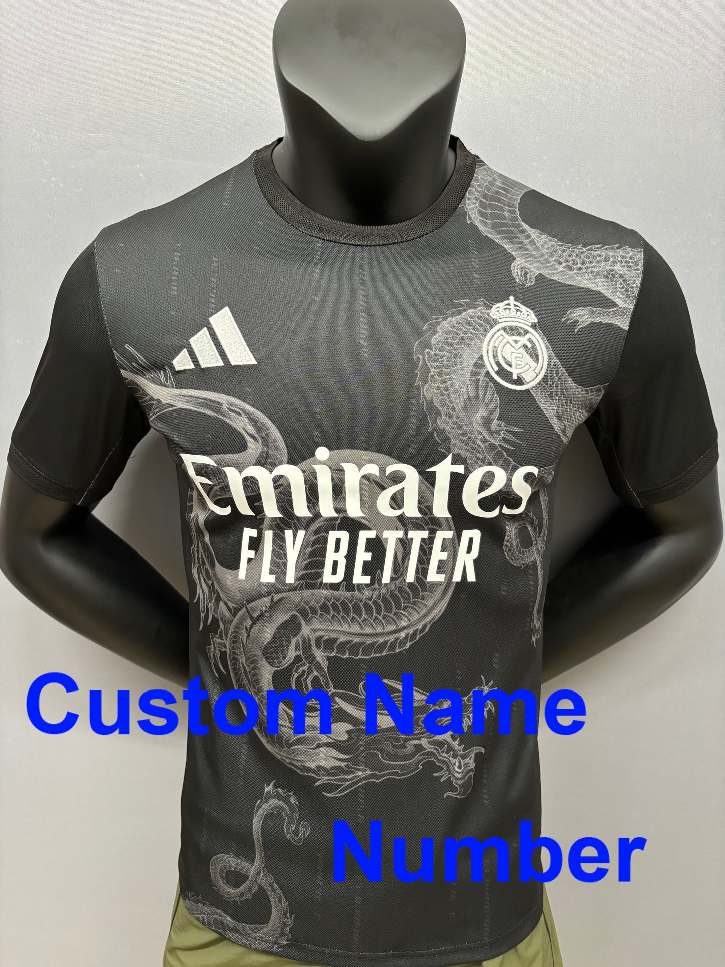 2024 /25 Real Madrid Year of the Dragon shirt for men, Name and number can be customized, Real Madrid Year of the Dragon Jersey,White Y3, 10-15 Days to your destinatio