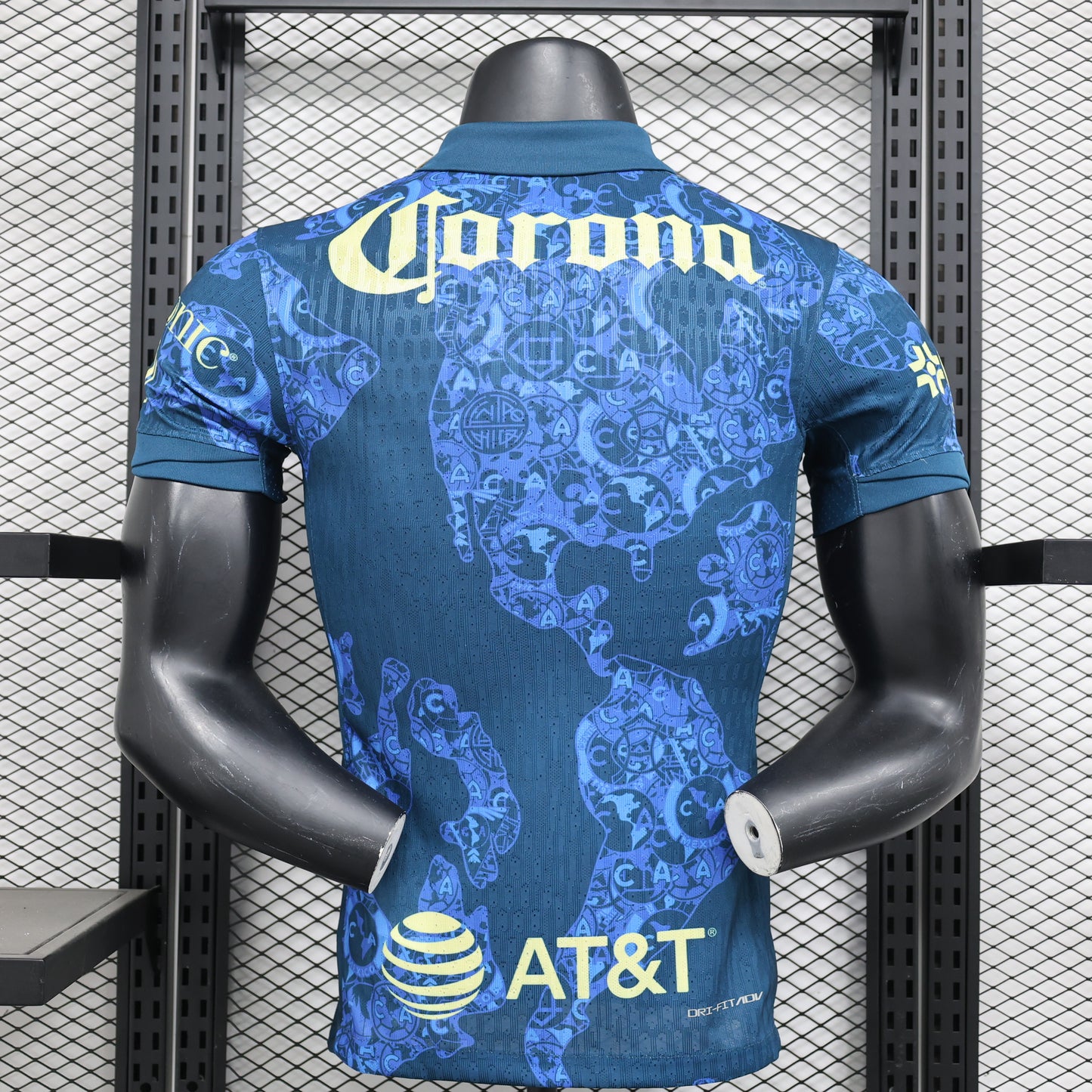 2024/25 Club América Away Blue Shirt for Men, Club América Jerseys Name and Number customizable, 10-20 Days to Delivery in Your Address