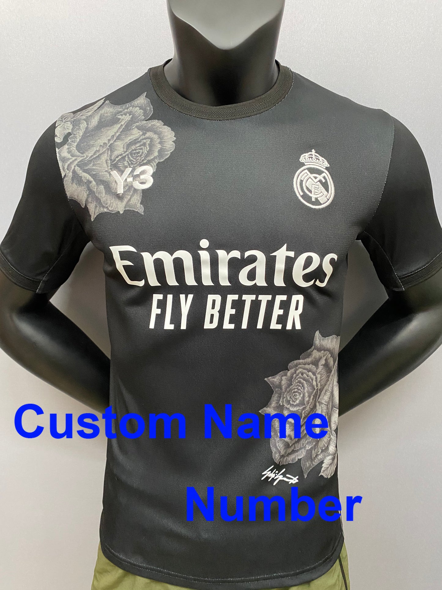 2024 /25 Real Madrid Y3 jersey for men, Name and number can be customized, Real Madrid Y3  jersey, 10-15 Days to your destinatio