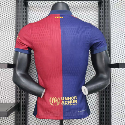 2024-25 Barcelona FC Home Shirt for Mens, Name Number Customised  Barcelona Football Jerseys forAdults, Player Version