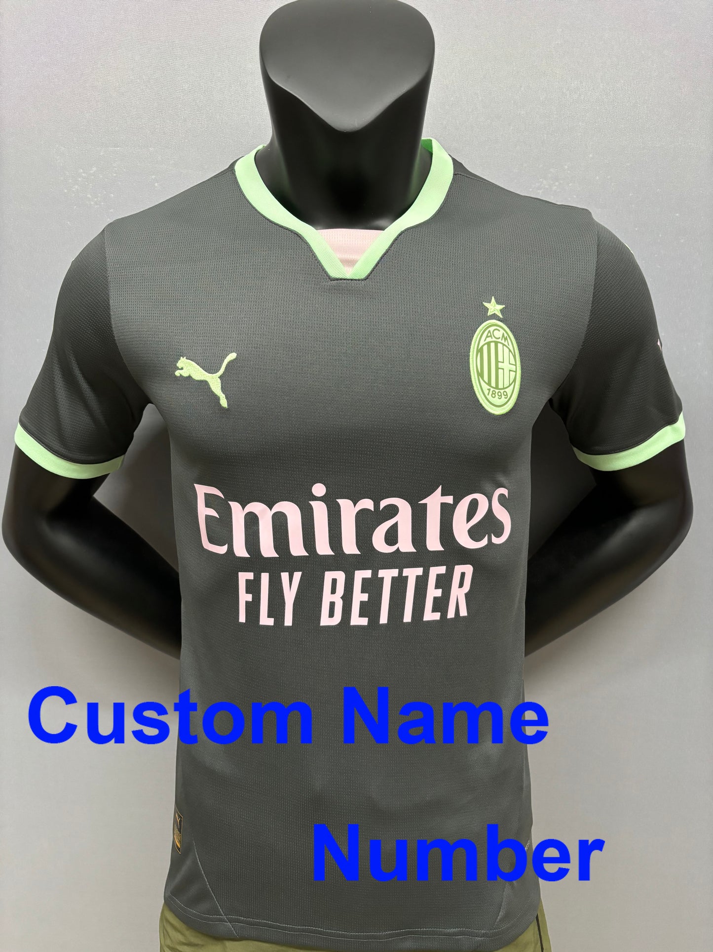 2024 /25  AC Milan jersey for men, Name and number can be customized, AC Milan home away third jersey fourth shirt,Keeper, 10-15 Days to your destinatio