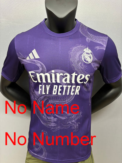 2024 /25 Real Madrid Year of the Dragon shirt for men, Name and number can be customized, Real Madrid Year of the Dragon Jersey,White Y3, 10-15 Days to your destinatio