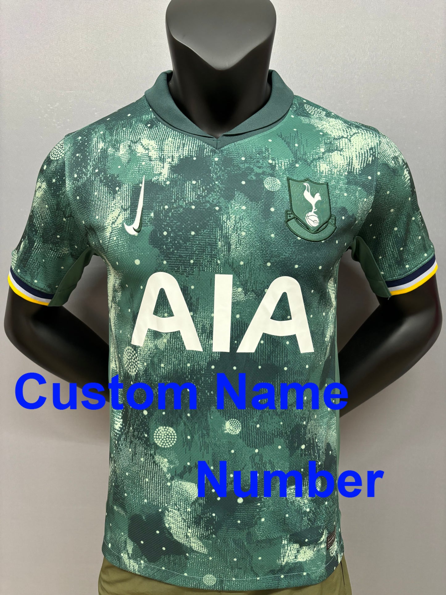 2024 /25 Tottenham Hotspur FC men's jersey with customizable name and number, Tottenham Hotspur FC home away third jersey, 10-15 Days to destination.