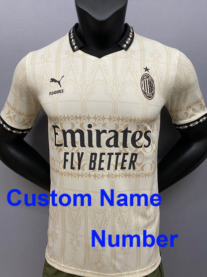 2024 /25  AC Milan jersey for men, Name and number can be customized, AC Milan home away third jersey fourth shirt,Keeper, 10-15 Days to your destinatio