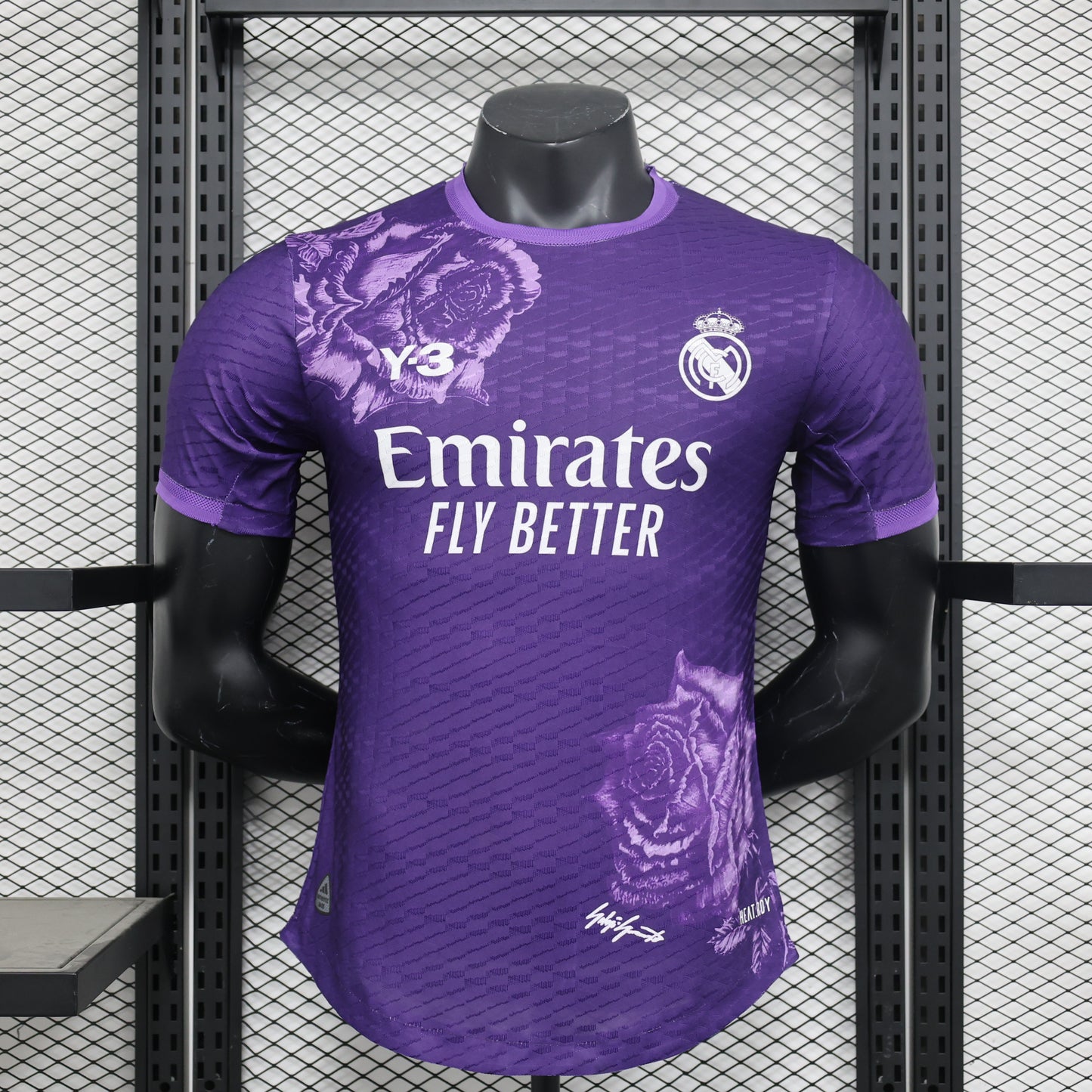 2024-25 Real Madrid Y3 Purple Shirt for Mens, Name Number Customised  Real Madrid Y3Football Jerseys forAdults, Player Version